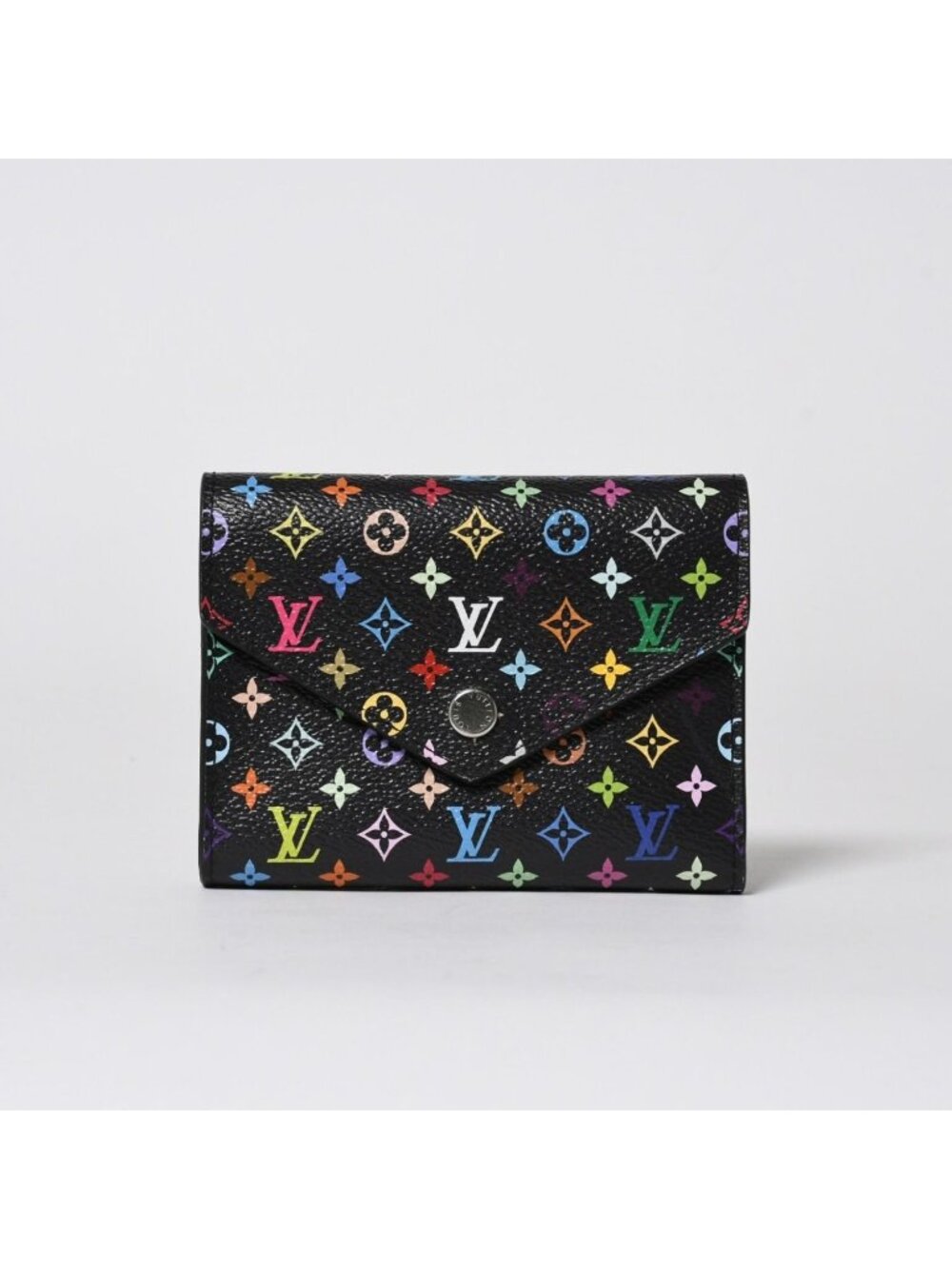 Louis Vuitton Takashi Murakami Monogram Multicolor Portefeuille Trifold Wallet
